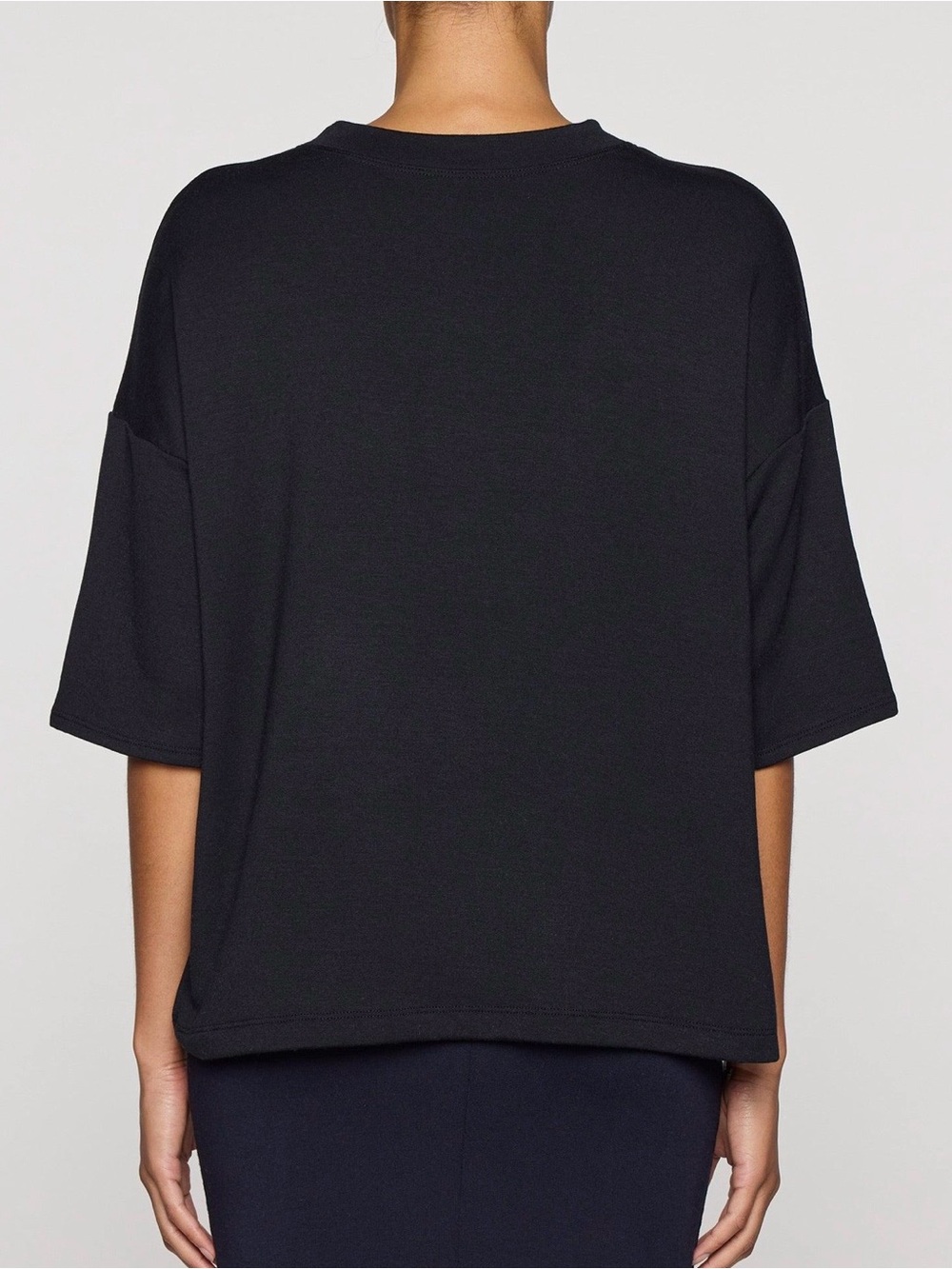 BLEUSALT Malibu Black Oversized Top Like New - Picture 4 of 7